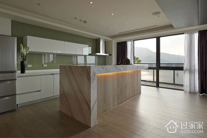 现代风三居室设计欣赏厨房橱柜