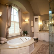 美式风格效果图浴室