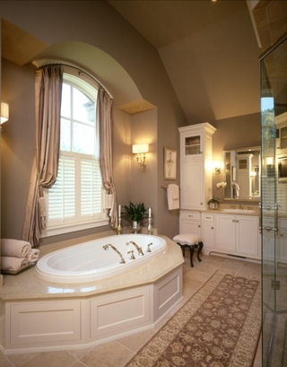 美式风格效果图浴室
