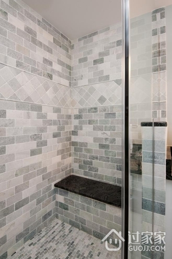 简约风格装饰住宅样板房效果淋浴间设计