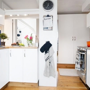 42平北欧白色住宅欣赏厨房
