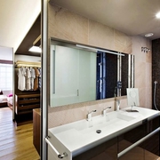 现代舒适复式住宅欣赏洗手间