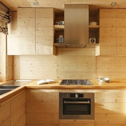原木质家居住宅欣赏厨房