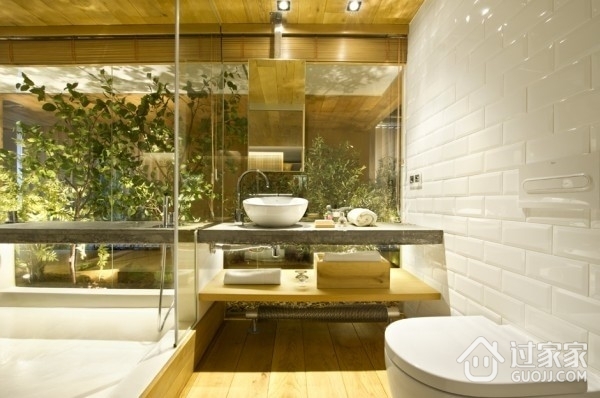 自然清新现代别墅欣赏卫生间设计