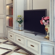 欧式风格别墅效果图电视柜