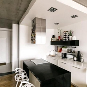 65平简约装饰性住宅欣赏厨房设计