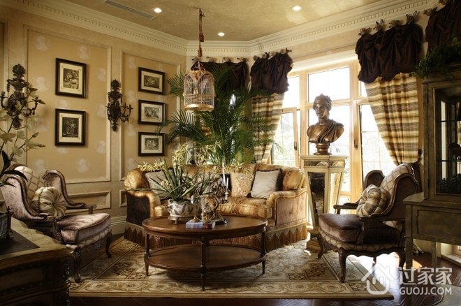 典雅奢华欧式大宅欣赏客厅设计