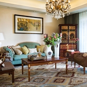 时尚与古典结合住宅欣赏客厅