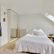 北欧风格设计效果卧室嵌入式衣柜