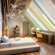 现代顶层复式公寓欣赏卧室效果