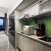 48平现代风单身公寓欣赏厨房