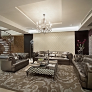 新古典风复式设计客厅