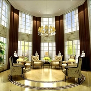 300平欧式独栋别墅欣赏客厅设计