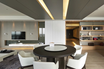 现代风三居室设计欣赏餐厅餐桌
