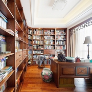 中式古风三居室欣赏书房