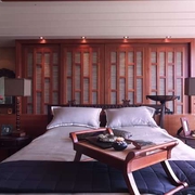 中式风格实景案例欣赏卧室效果