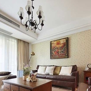 118平新古典温馨住宅欣赏客厅设计