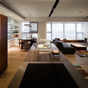 现代风格白色住宅空间欣赏厨房效果