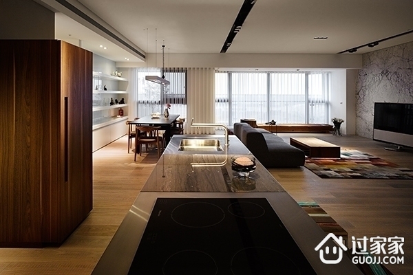 现代风格白色住宅空间欣赏厨房效果