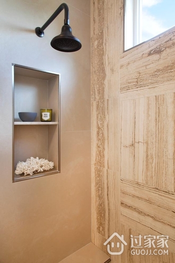 现代简约风格装修效果卫生间背景墙设计