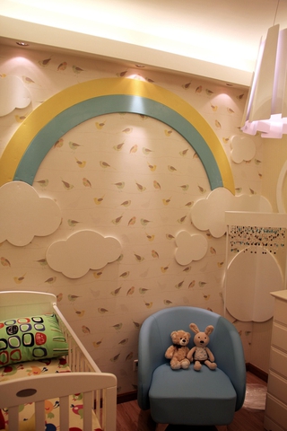 简约柔美效果图欣赏儿童房设计