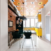 橙色活力一居室欣赏餐厅设计