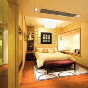 现代简约住宅设计图卧室