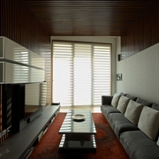 现代设计效果图小客厅