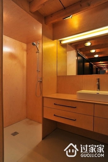 现代创意复式小空间欣赏洗手间