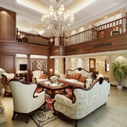 古典欧式奢华别墅欣赏客厅