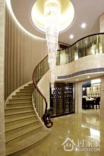 欧式样板房设计楼梯设计