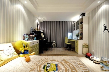 102平新古典住宅欣赏儿童房设计
