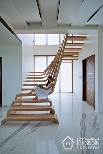 现代设计效果图楼梯