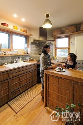 40平日式超牛搭配欣赏厨房效果