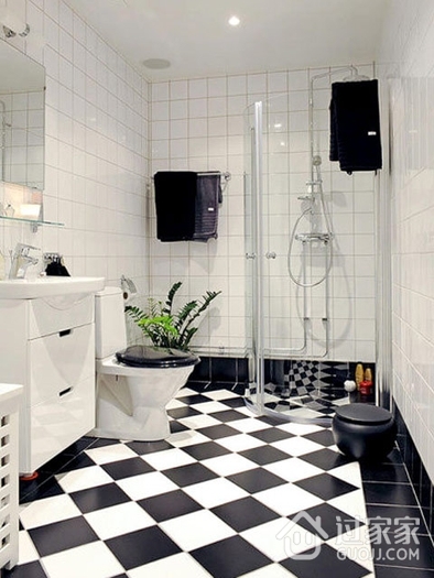 黑白缔造经典现代住宅欣赏卫生间