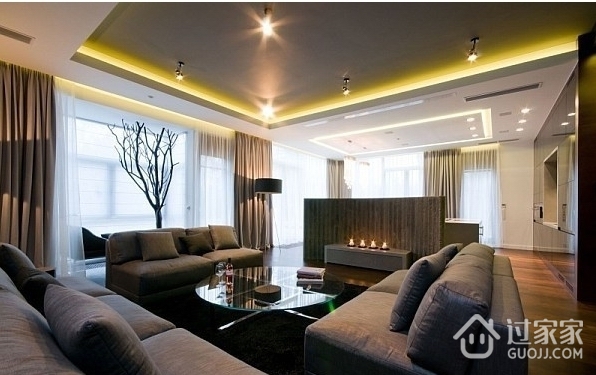 117平现代装饰住宅欣赏客厅