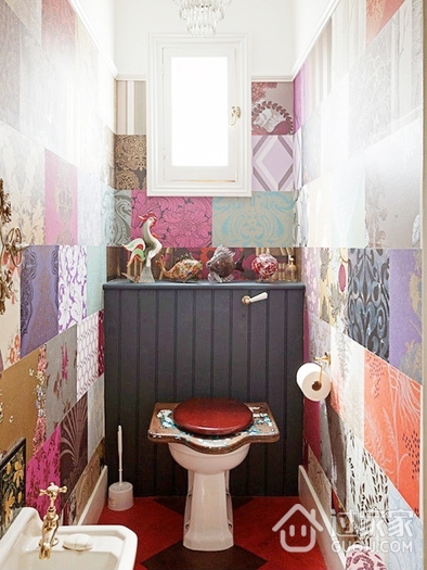 知性复古北欧住宅欣赏洗手间