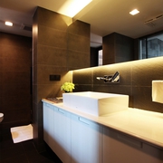 50平米现代一居室欣赏洗手间