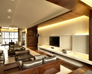 雅致新中式住宅设计欣赏客厅设计