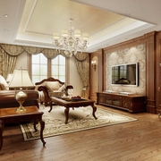 古典欧式奢华别墅欣赏客厅设计