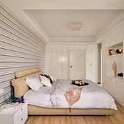 白色现代风案例欣赏卧室陈设
