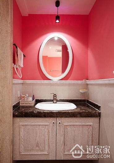 多彩斑斓 混搭卫生间浴室柜装修效果图