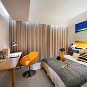 明亮色彩现代住宅欣赏卧室设计