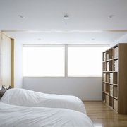 白色日式风格两居欣赏卧室