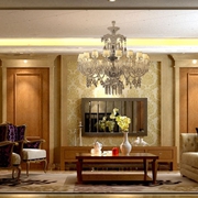美式温馨住宅效果图欣赏客厅设计