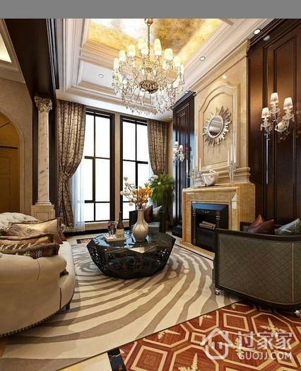 欧式古典大宅设计欣赏客厅设计