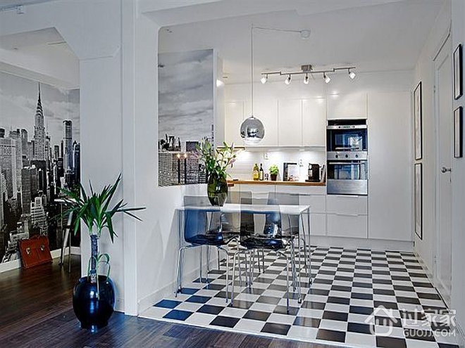 74平都市白领最爱现代住宅欣赏厨房