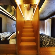 木屋丛林别墅设计欣赏卧室
