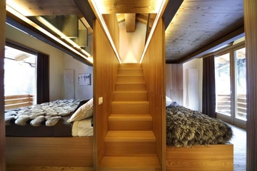 木色极简温馨住宅欣赏卧室设计