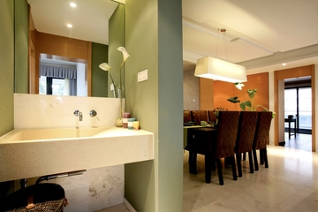 东南亚风格样板房欣赏洗手间